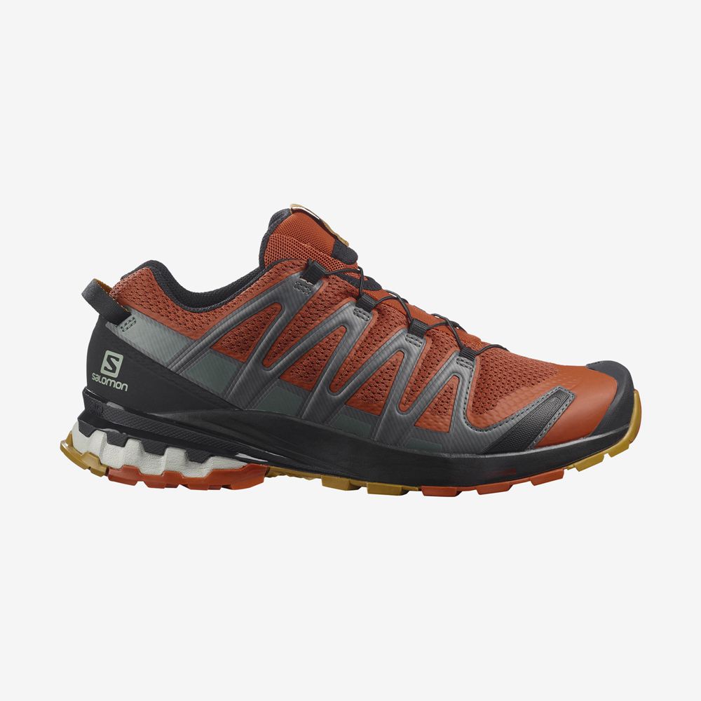 Salomon Israel XA PRO 3D V8 - Mens Trail Running Shoes - Orange (PQCF-08513)